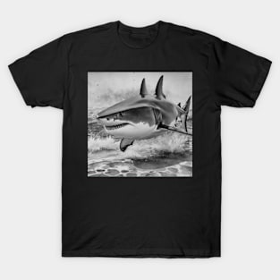 Shark playing T-Shirt